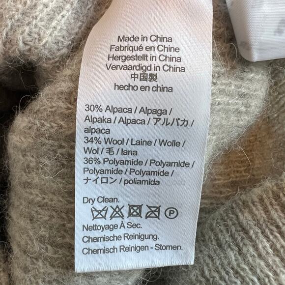 J.Crew Alpaca and Wool Blend Crop Party Sweater Button Down in Gray Women’s XS - Picture 6 of 7